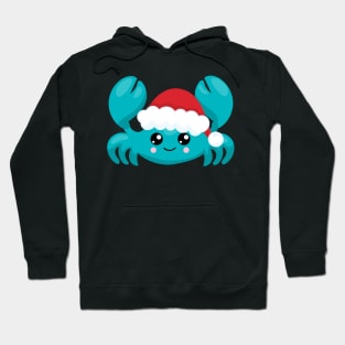 Blue Crab Christmas Hoodie